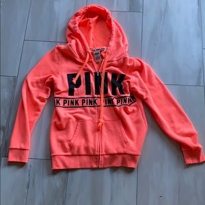 PINK jacket/hoodie new condition